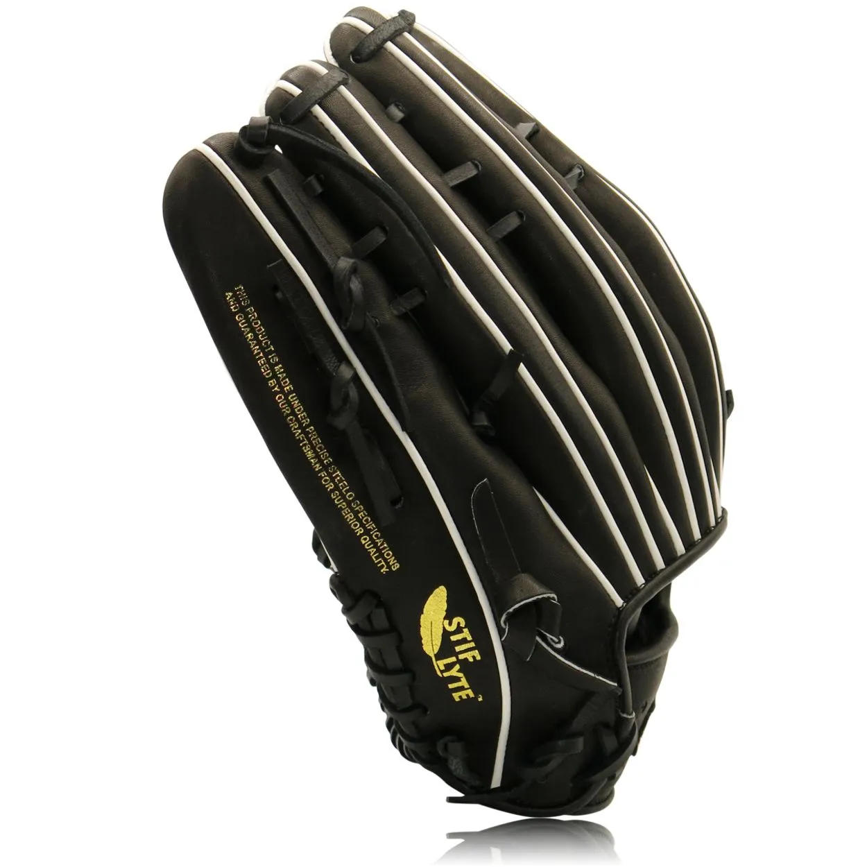 Black 'Hype 1' PRO HYDE™ Series Outfielder's Glove - 12.75 Inch RHT