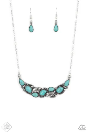 Cottage Garden - Blue Necklace