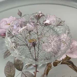 Cut Glass Dish - First National Glassware