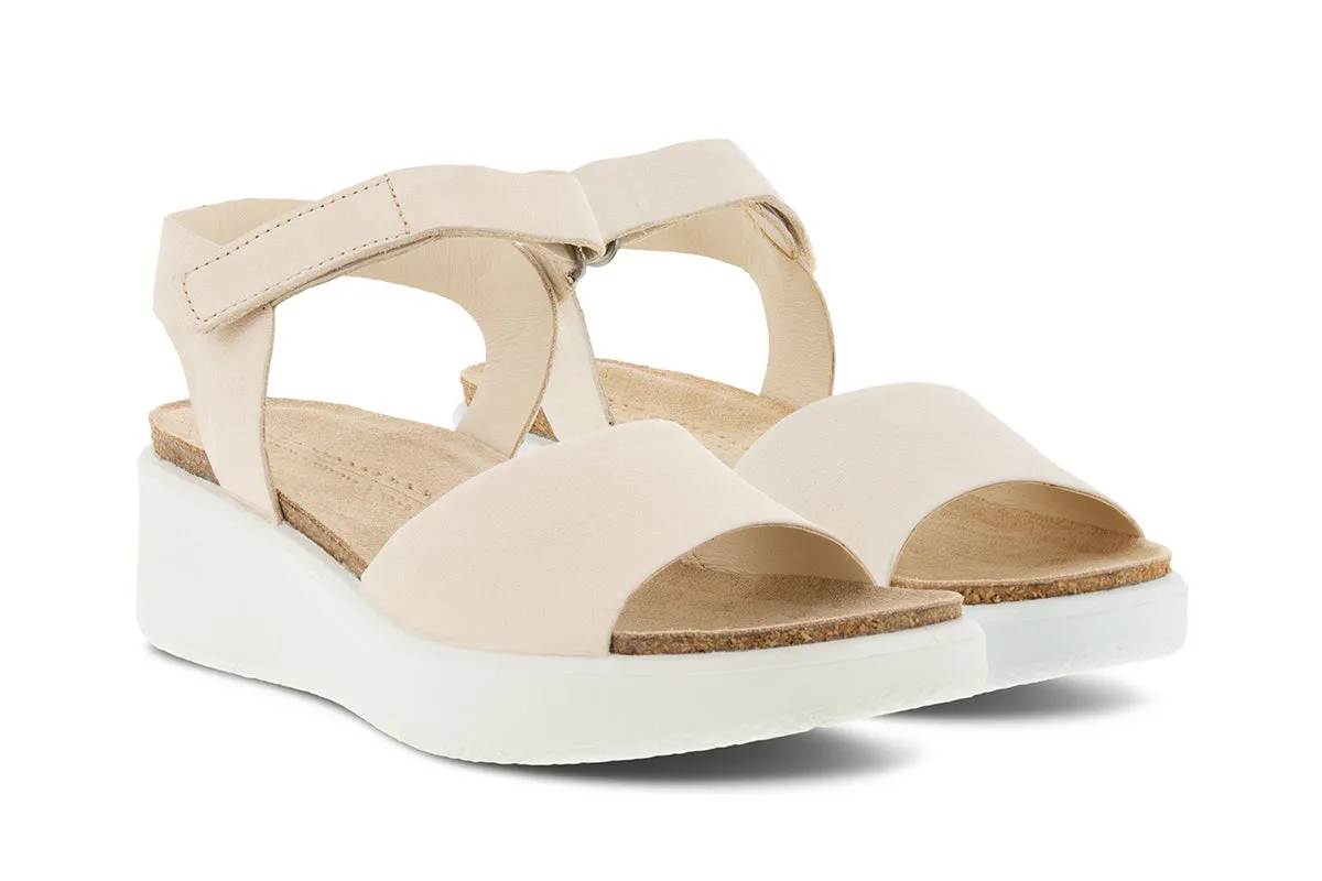 Ecco Flowt Wedge Limestone Womens