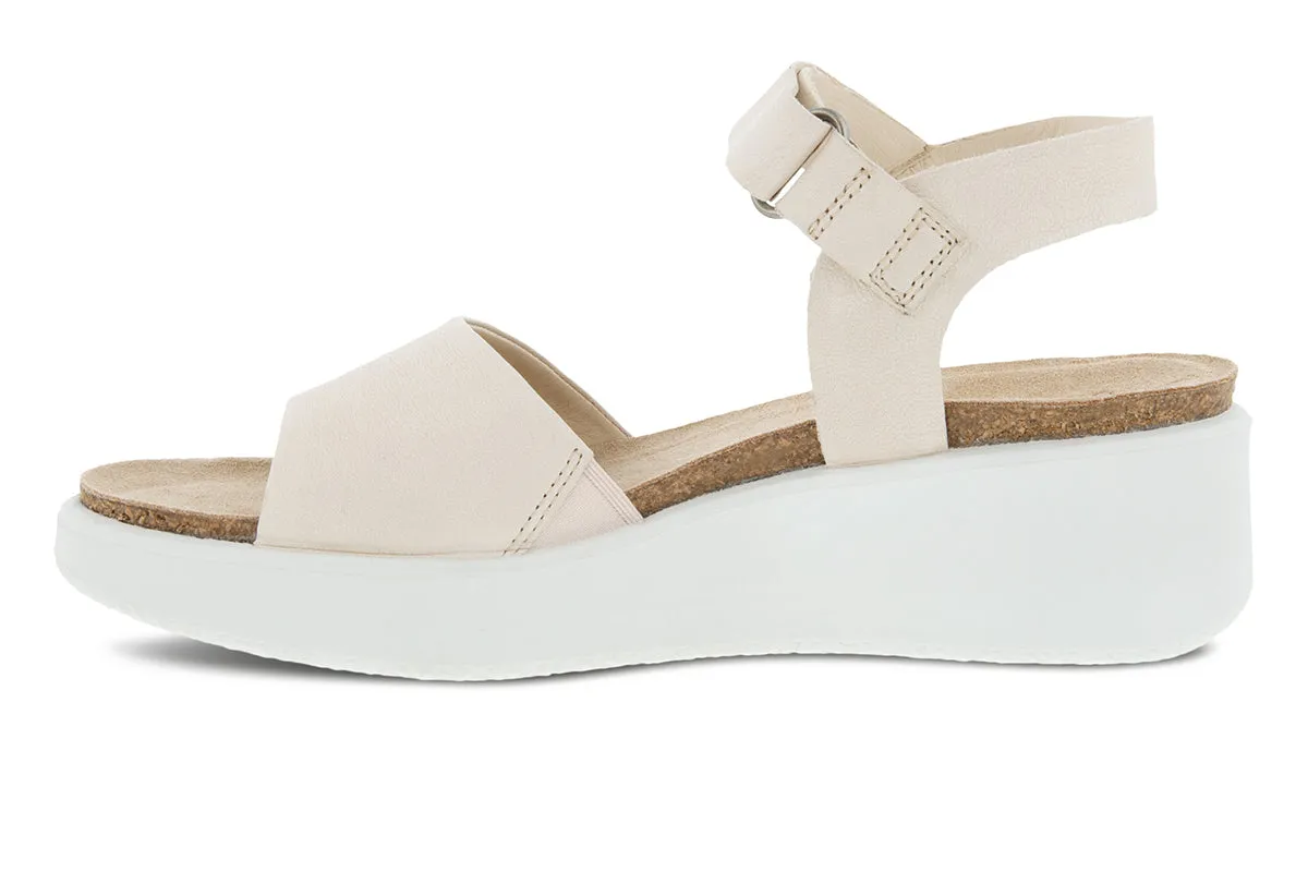 Ecco Flowt Wedge Limestone Womens