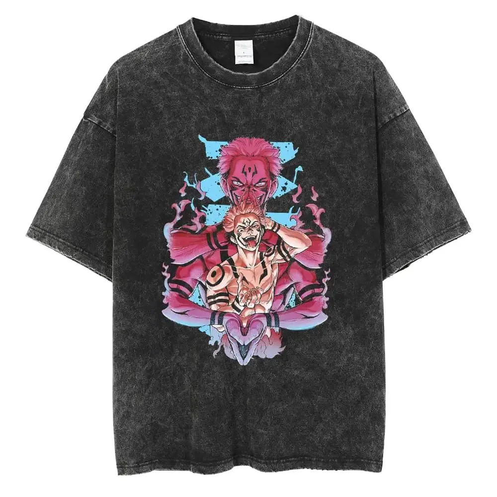 Jujutsu Kaisen Sinister Sukuna Vintage T-Shirt | Otakumise