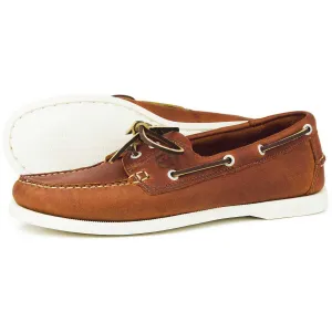 ORCA BAY Maine Leather Deck Shoes - Women's - Havana