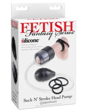 Pipedream Products Fetish Fantasy Suck N' Stroke Head Pump