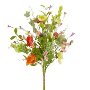 Raz Imports Al Fresco 24" Poppy Bouquet