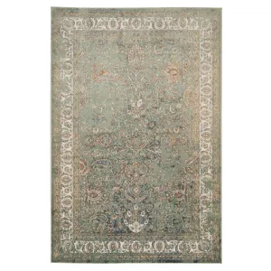 Sage Green Classical Rug - Basila