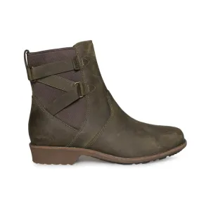 Teva Ellery Ankle Dark Olive Boots - Women's