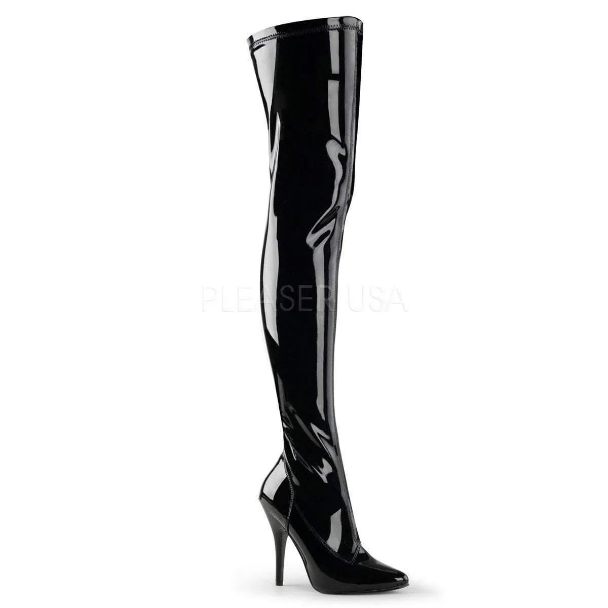 Zipped Thigh Boots